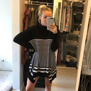 Apt 9 Striped Oversized Sweater Dress